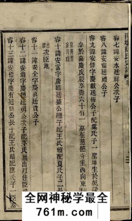 南墩阮氏宗谱