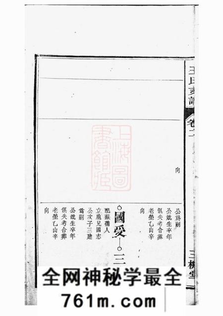 合肥三槐堂合肥王氏支谱