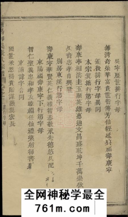 浦阳浦阳柳溪张氏宗谱六卷