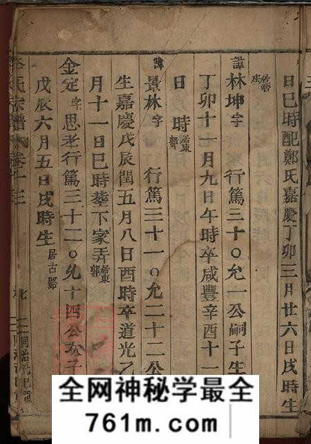 浙江李氏宗谱