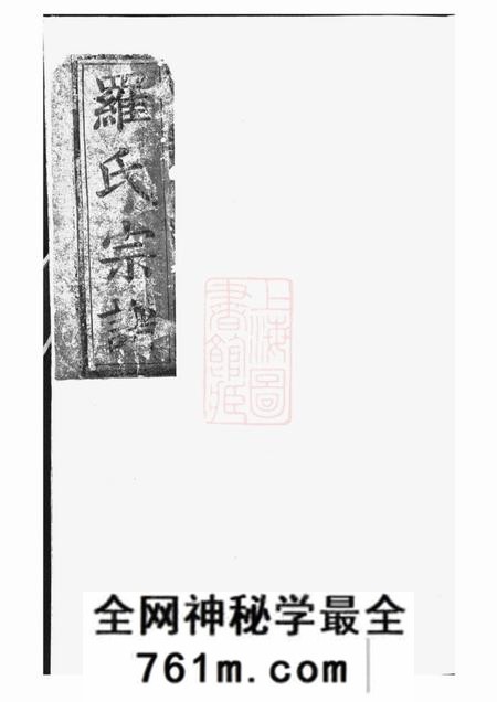 大冶柏林堂罗氏宗谱不分卷