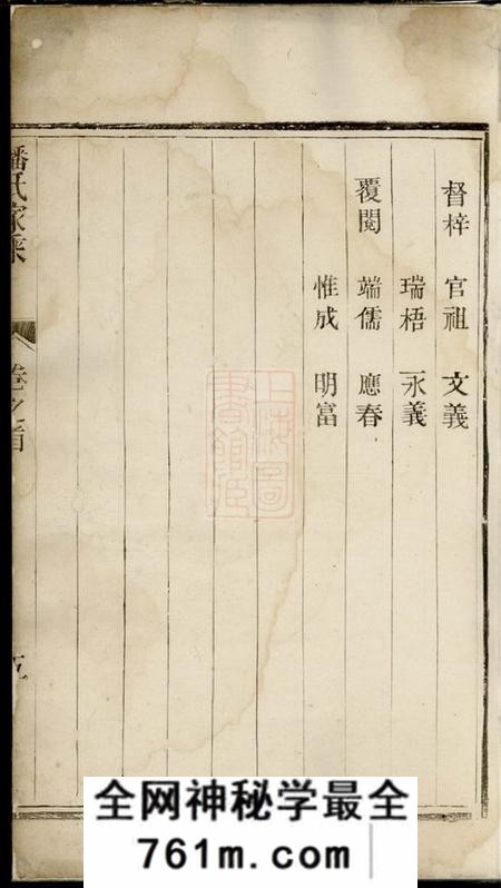 江苏金坛潘氏续修宗谱