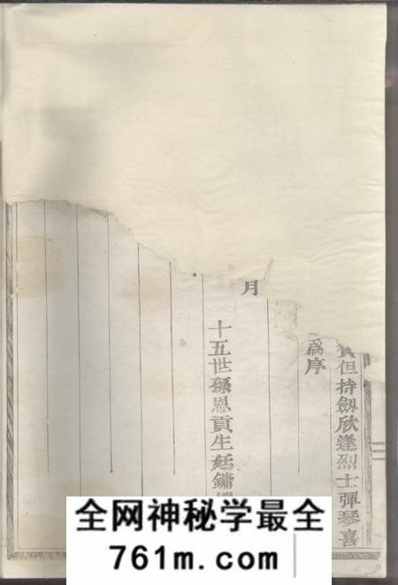 丽水李氏宗谱