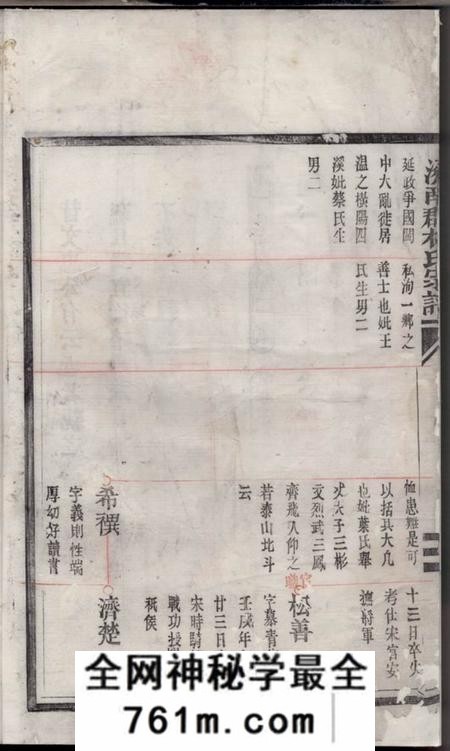 温州济南郡林氏宗谱不分卷