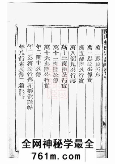 金华龙山杨氏宗谱