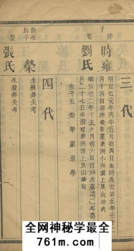 常宁宏农蓬塘谭氏四修族谱不分卷