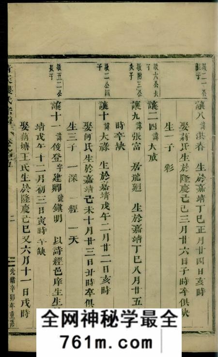 义乌清溪楼氏宗谱