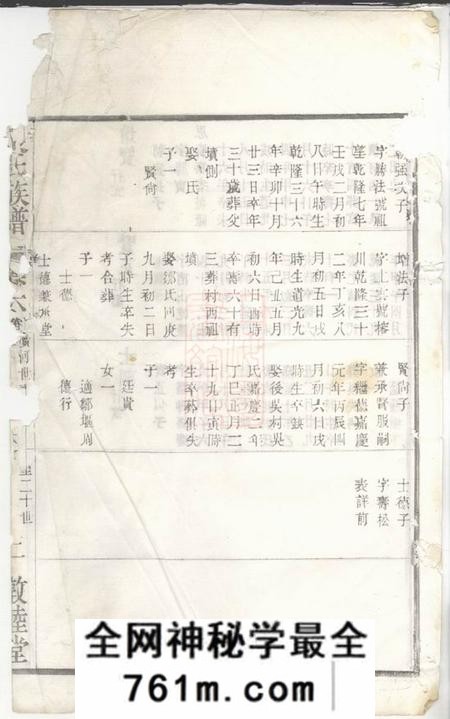 敦睦堂凌氏宗谱