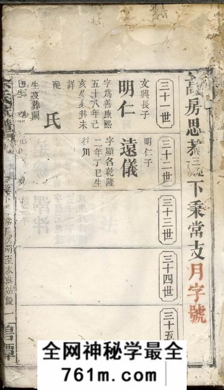 碧潭碧潭余氏族谱