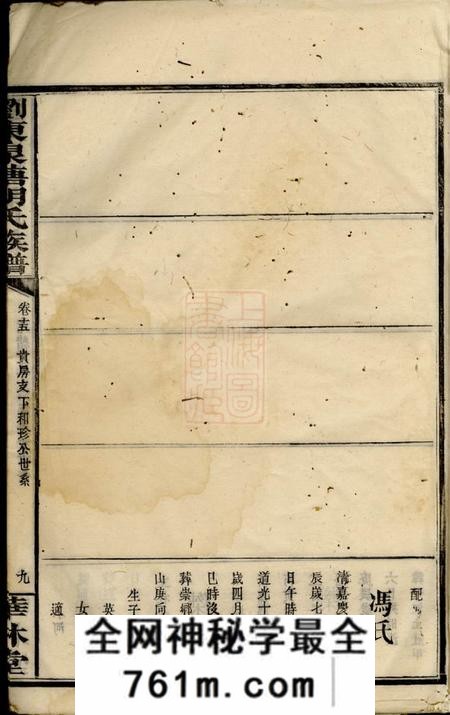 浏阳浏东泉塘胡氏族谱