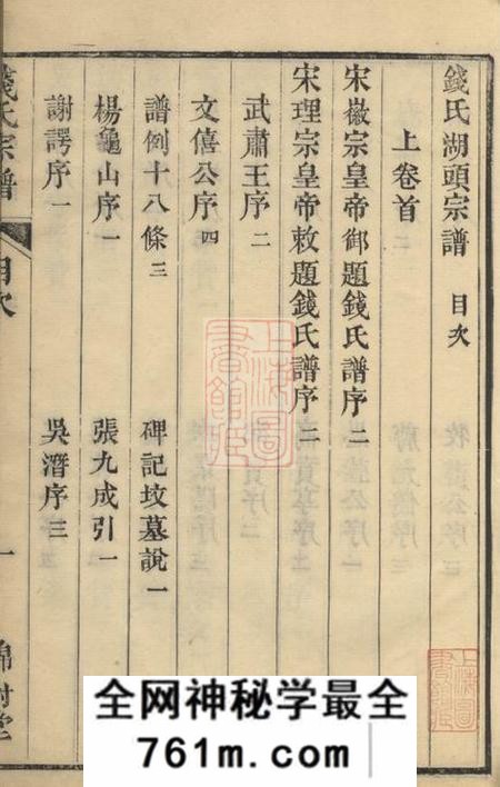 无锡锦树堂钱氏文林公支宗谱上编八卷下编十一卷首一卷末一卷