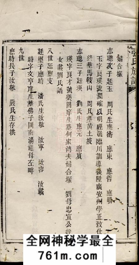华容青湖堂张氏族谱