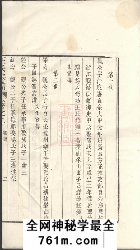 建平太清坊王氏宗谱二十八卷