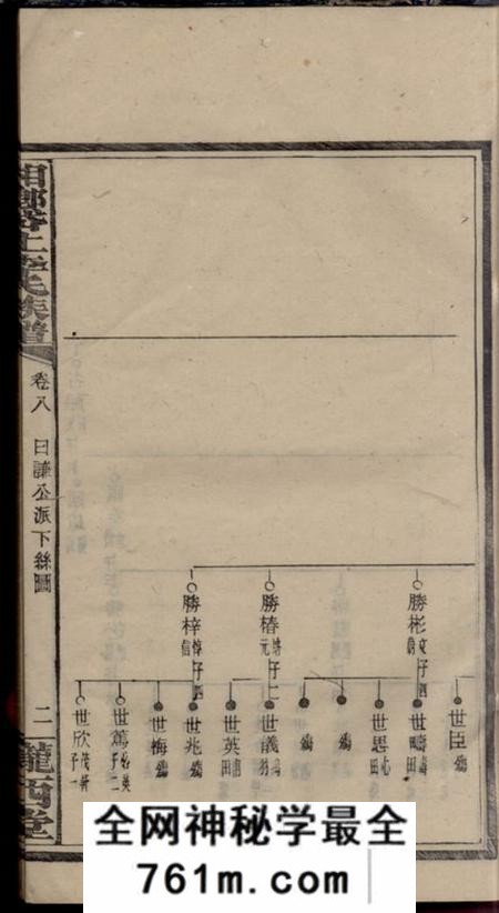 湘乡陇西堂湘乡岱上李氏族谱