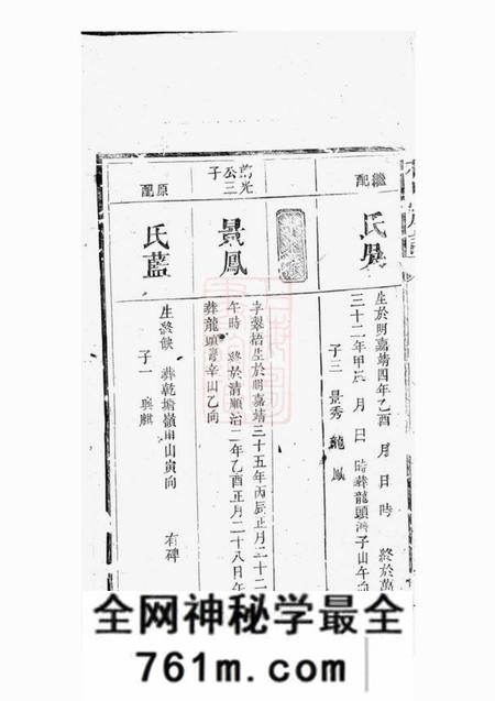 四知堂杨氏族谱