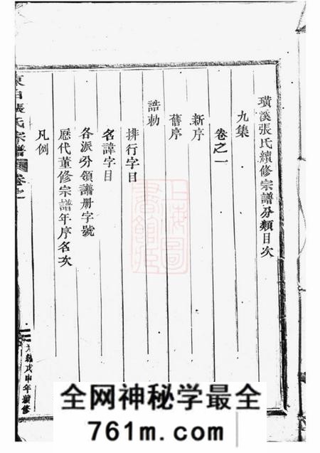 金华东白璜溪张氏宗谱十二卷