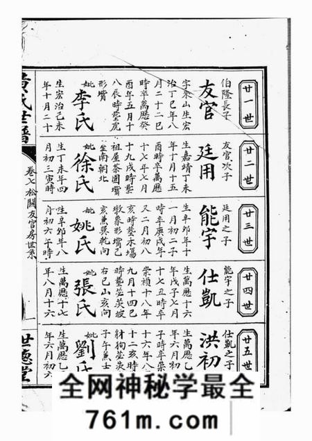 临湘世德堂黄氏世谱