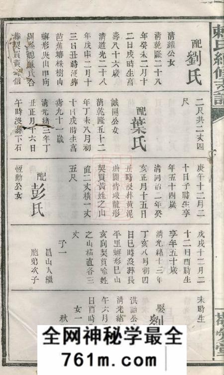 萍乡敬爱堂赖氏续修支谱