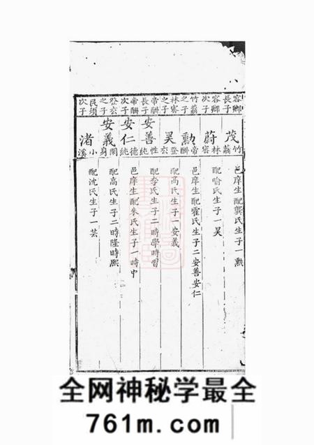 蒲圻爱日堂熊氏族谱