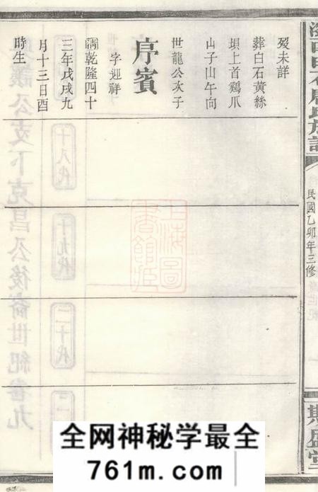 浏阳斯盛堂浏西白石唐氏族谱