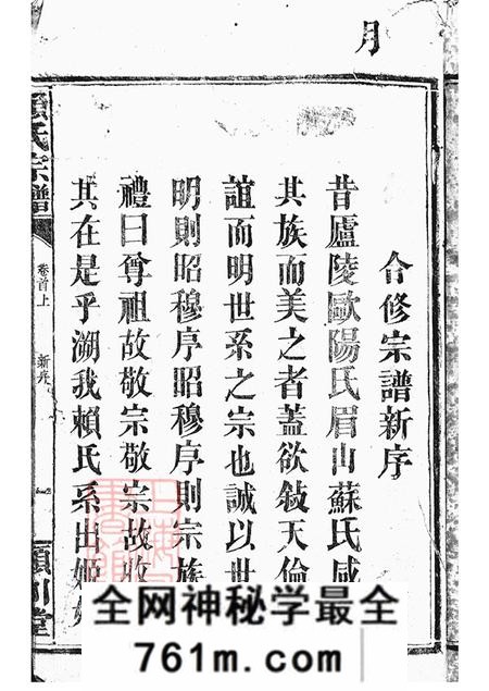 湖南平江文德堂赖氏宗谱四十六卷首二卷