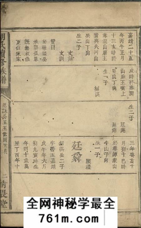 清畏堂胡氏续修族谱不分卷