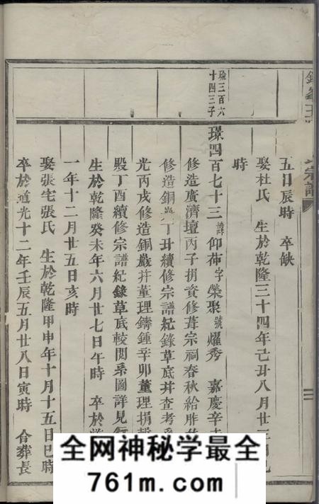 铜峰铜峰王阡楼氏宗谱