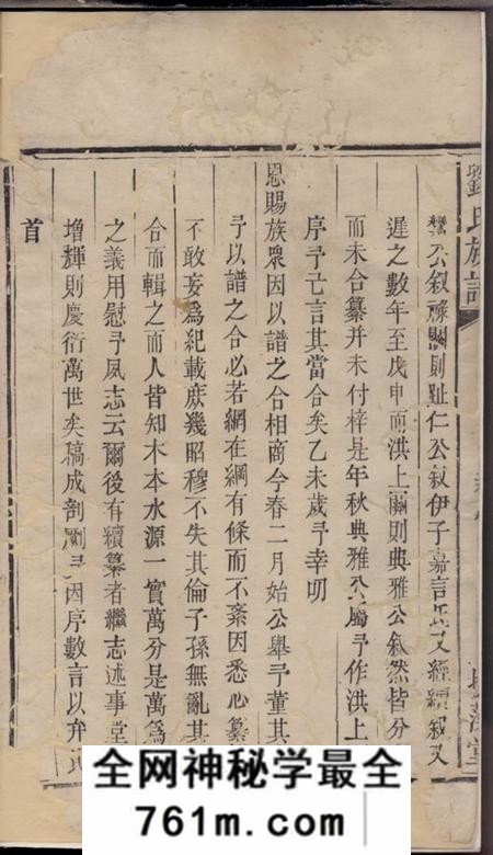 巴陵振藻堂刘氏族谱