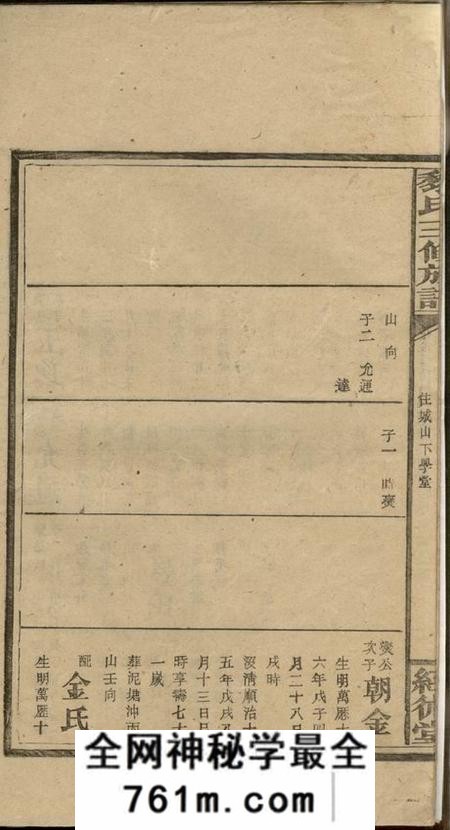 [出版地不祥]经术堂黎氏三修族谱