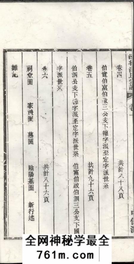 泾县泾县汪氏宗谱六卷