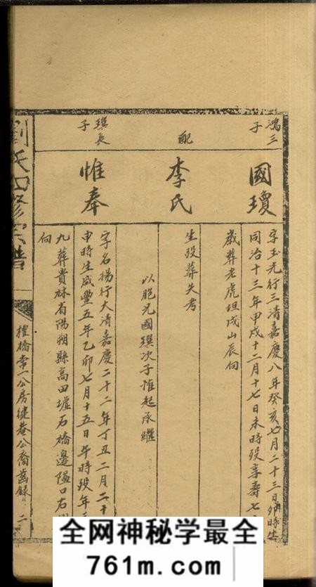 衡阳衡阳狮子坪刘氏四修宗谱不分卷