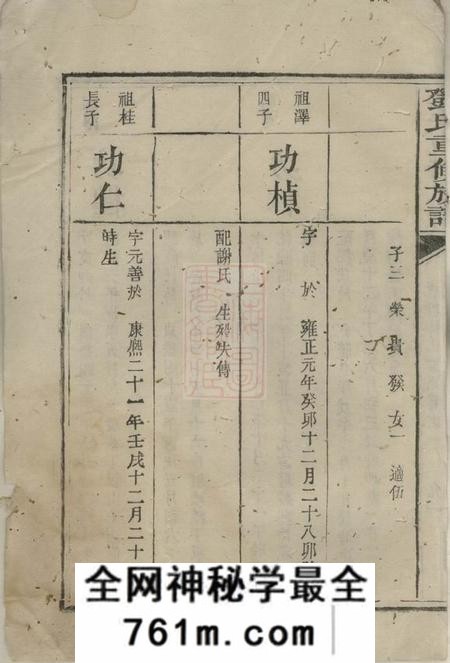 宁乡邓氏重修族谱
