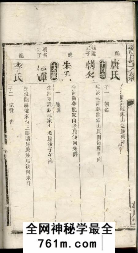 湖南敦本堂龙氏六续族谱