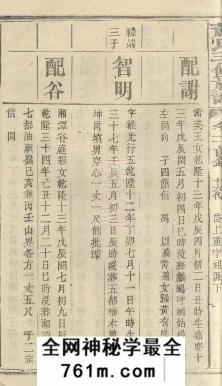 湘潭鼇山萧氏三修族谱