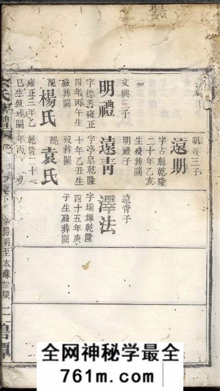 碧潭碧潭余氏族谱