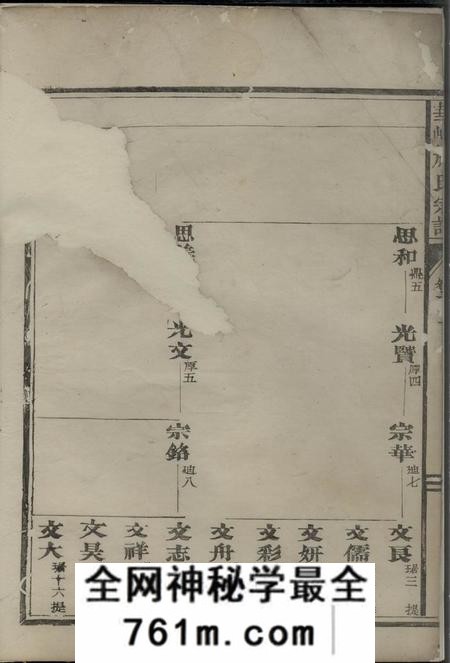 金华华峰施氏重修宗谱