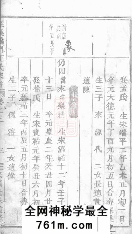 浦江深溪义门王氏家谱