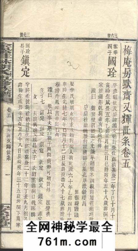 金岩安定堂金岩桂林胡氏五修族谱