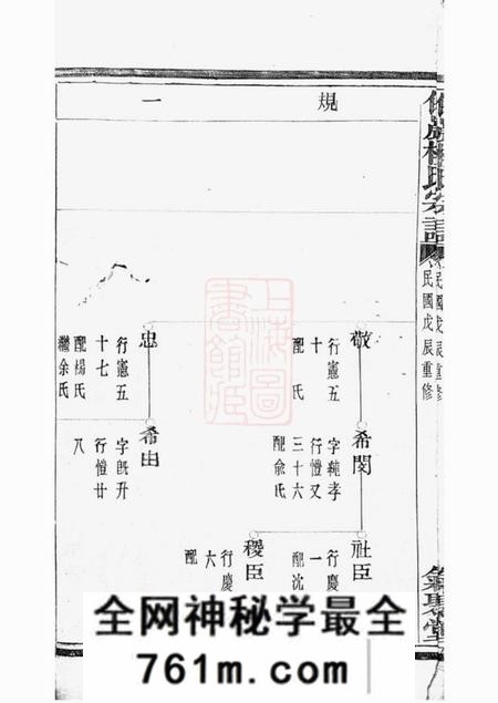 萧山务本堂僊岩楼氏宗谱