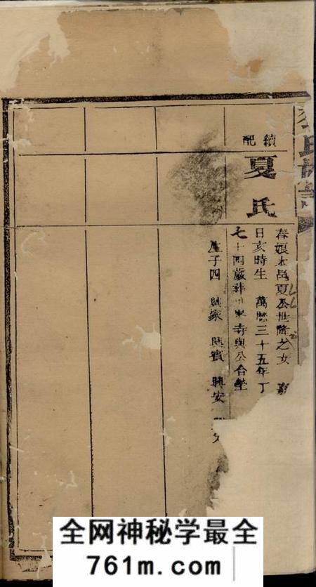 [出版地不祥]黎氏族谱
