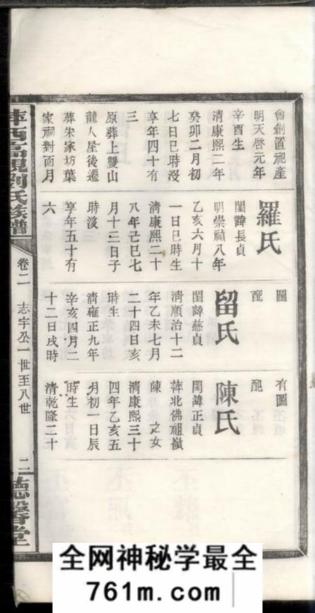 萍乡德馨堂萍西高枧刘氏族谱
