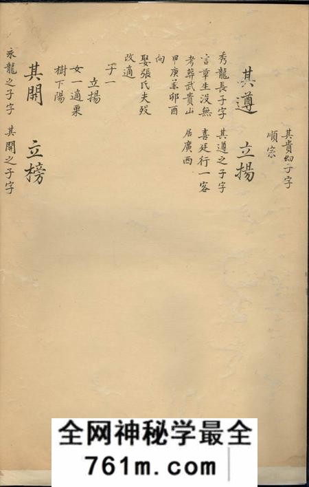 榨下水南杨氏族谱不分卷