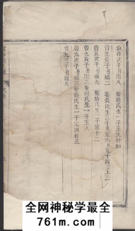 富春积善堂富春施氏谱