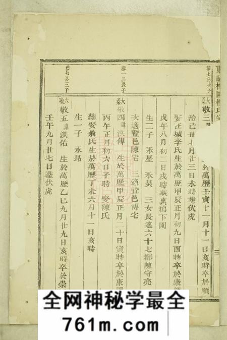 东阳东阳癓国楼氏宗谱八卷附一册