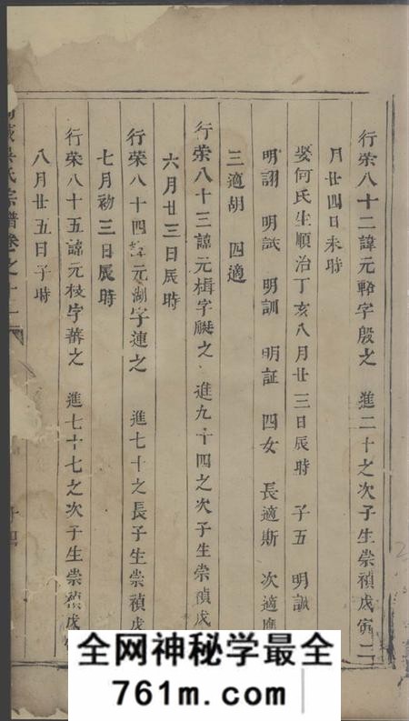 东阳高城吴氏宗谱