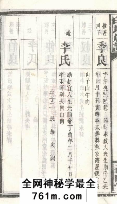 华容香山堂华容白氏族谱