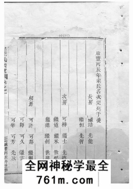 东阳竹里王氏宗谱五卷