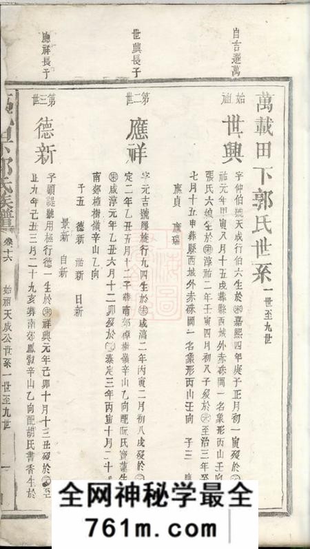 万载万载田下郭氏族谱