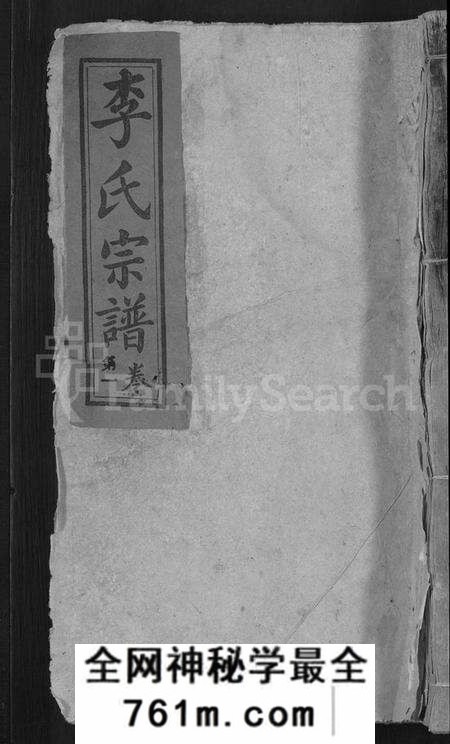 湖北李氏族谱-李氏宗谱 [28卷,首1卷](别名：梅川李氏勇成户七修宗谱).pdf电子版