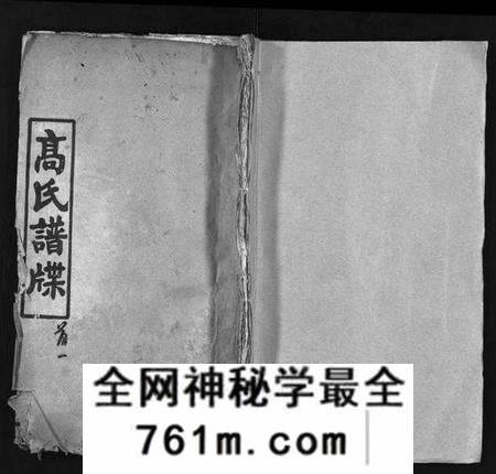 湖北高氏族谱-高氏宗谱[15卷,首3卷](别名：高氏谱牒、Gao Shi Zong Pu).pdf电子版